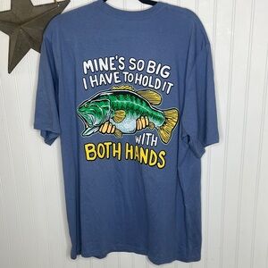Bass Pro Shops Blue Graphic Fishing Tee